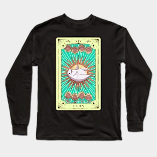 The Sun Tarot Cat Long Sleeve T-Shirt